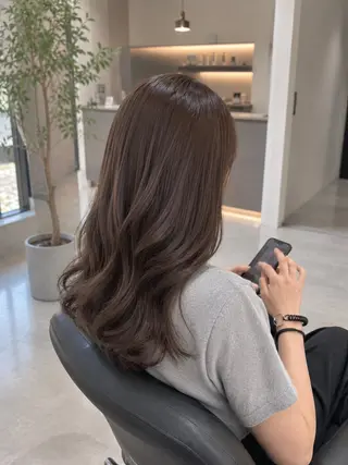 ロング カラー ブリーチカラー特化 古田YUUTOのヘアスタイル