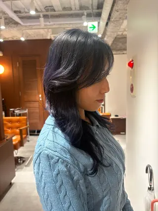 セミロング カラー ヘアアレンジ ✨️透明感カラー✨️ kaiseiのヘアスタイル