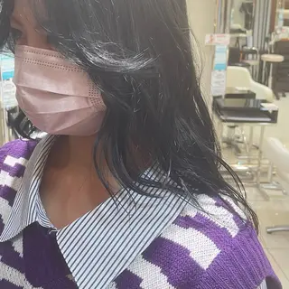 ロング カラー ヘアアレンジ 新宿/顔周りカット/ レイヤー/がっきーのヘアスタイル