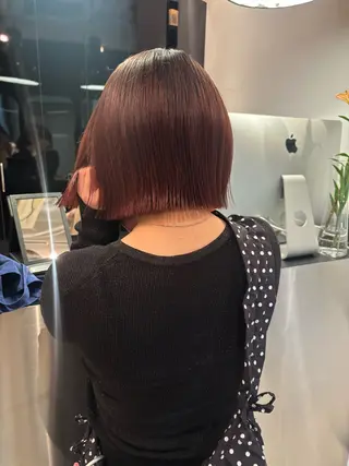 ショート riria/ボブ /透明感カラー🎀のヘアスタイル