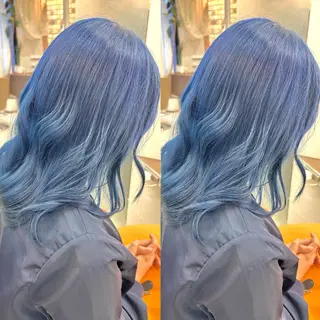 カラー ヘアメ🎀推しカラー 🥣横浜/しほ🧸のヘアスタイル