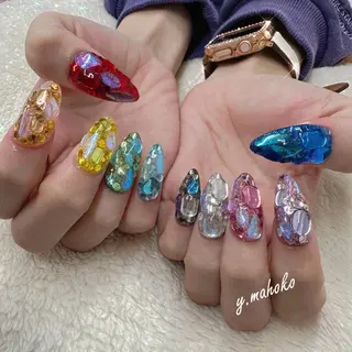 ネイル パラジェル有/ 長さだし/mahoのネイルデザイン