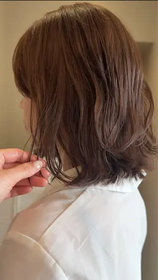 ミディアム 💛🤍U too e’s /店長🧸のヘアスタイル