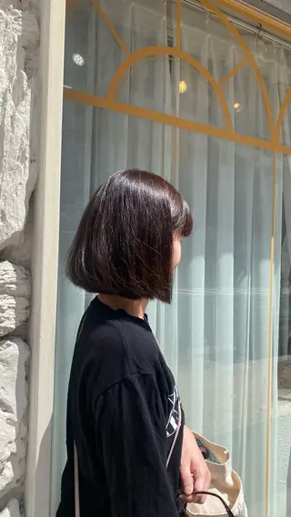 ショート カラー Higashi Chiyamiのヘアスタイル