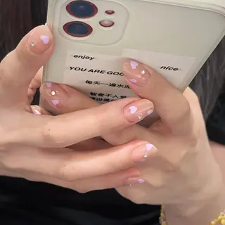 ネイル By moonネイル 🌷ワンホン/韓国風のネイルデザイン