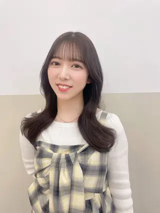 セミロング 髪質改善/艶カラー✨ 𝔂𝓾𝓴𝓲のヘアスタイル