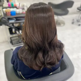 ミディアム カラー パーマ ヘアアレンジ メンズ キッズ 💖横浜ブリーチなし 💖MIHOのヘアスタイル