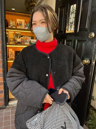 ショート カラー eri kinjoのヘアスタイル