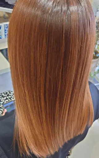 セミロング カラー 徳永 博志のヘアスタイル