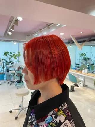 ショート カラー Riku 西荻窪/メンズカットのヘアスタイル