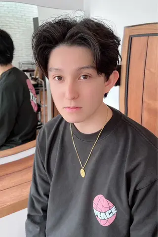 メンズ 森﨑 雅のヘアスタイル