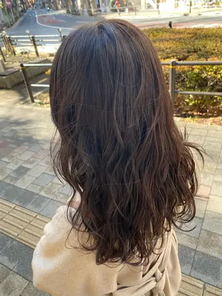 ロング カラー ヘアアレンジ TSUNA 🌙 Lim 五反田のマツエク・マツパデザイン
