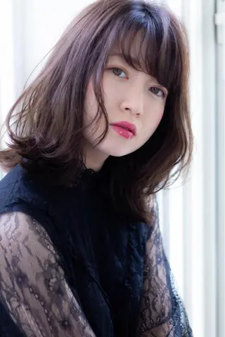 ミディアム カラー ヘアアレンジ 【滝川市 美容師】 髙橋昌也のヘアスタイル