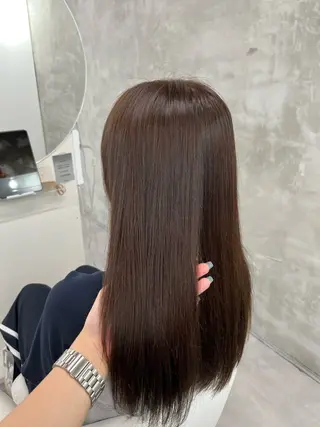 ロング カラー yuuna ✮ door whiteのヘアスタイル