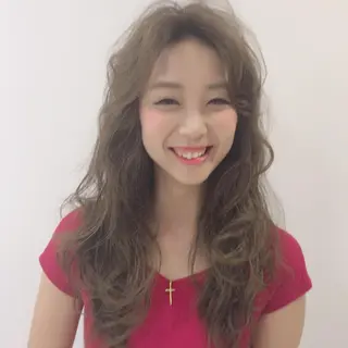 ロング カラー ヘアアレンジ 烏丸韓国ヘア🇰🇷 ayaka🎀のヘアスタイル