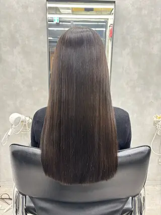 ロング カラー すぐ巻ける縮毛矯正 🍀勝倉　麗のヘアスタイル