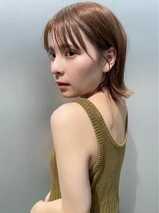 ミディアム カラー ケアカラー×髪質改善 🌙OKUBO🌙のヘアスタイル