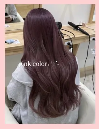 ロング カラー くびれヘア/髪質改善 はるのヘアスタイル
