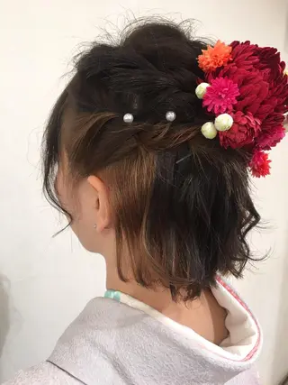 ヘアアレンジ 乳井 悠香のヘアスタイル