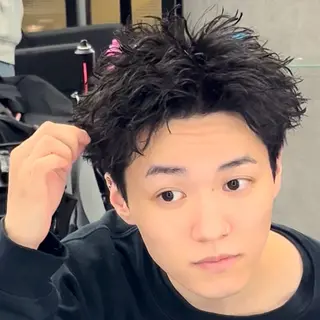 ショート ヘアアレンジ メンズ 【札幌メンズ特化】 🔥RIKU🔥のヘアスタイル
