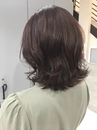 ミディアム 狩野 羅夢のヘアスタイル