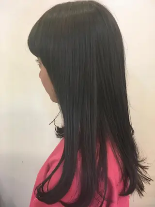 セミロング カラー Lagom なかだのヘアスタイル