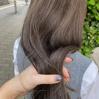 ロング カラー マンツーマン女性 美容師 奏のヘアスタイル