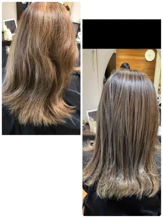 セミロング カラー Ray hair 春日部のヘアスタイル