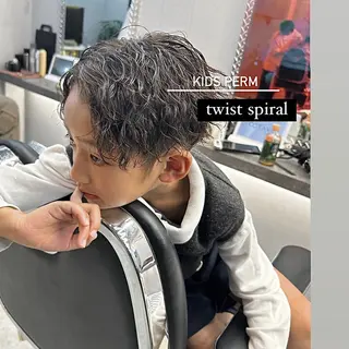 パーマ メンズ 天王寺メンズパーマ /マツムラミユウのヘアスタイル