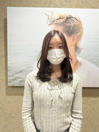 カラー 橋本 萌叶のヘアスタイル