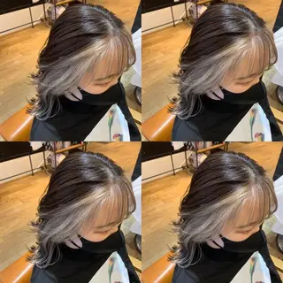 ミディアム ✨縮毛矯正✖︎顔周り レイヤー✨ナカムラのヘアスタイル