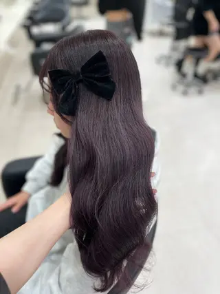 カラー ベージュ・ラベンダー カラー🎀りりのヘアスタイル