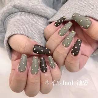 ロング ネイルJaol 池袋のネイルデザイン