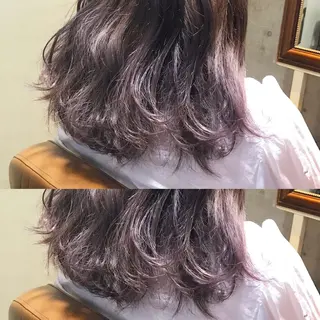 ミディアム カラー パーマ ヘアアレンジ メンズ キッズ ネイル マツエク・マツパ サロンドミルク 原宿のヘアスタイル