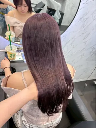 カラー ⋆✦ Leon カット¥1100のヘアスタイル