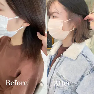 ショート カラー レイヤーカット⭐️ インナー桑原 日花理のヘアスタイル