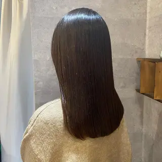 セミロング 𝑺𝒂𝒌𝒊 🩶マンツーマン施術のヘアスタイル