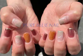 ネイル PURE BLUE NAILのネイルデザイン