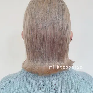 ミディアム カラー レイヤーカット// メイのヘアスタイル