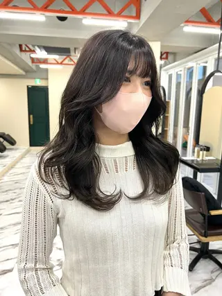 ロング カラー ヘアアレンジ 髪質改善/縮毛矯正 鈴木裕介のヘアスタイル