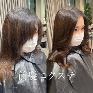 ミディアム ヘアアレンジ 🦋美髪/エクステ 🦋アベイクミのヘアスタイル