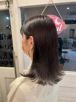 セミロング 🍭透明感カラー 志賀拓海🍬🌈のヘアスタイル