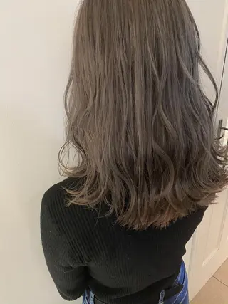 ミディアム カラー 韓国hair ·͜· watanabeのヘアスタイル