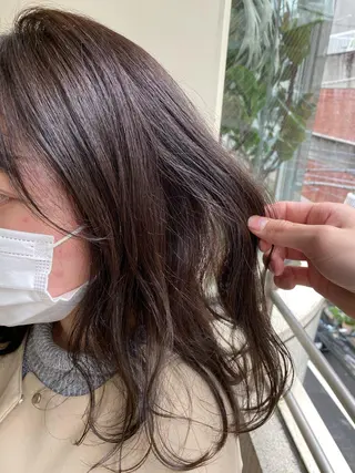 ミディアム カラー 🟩白髪ぼかし/ボブ /ショートヘア/大司のヘアスタイル