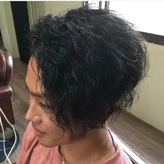 ショート パーマ LUCIs↨所属・ルーキス やまざきのヘアスタイル