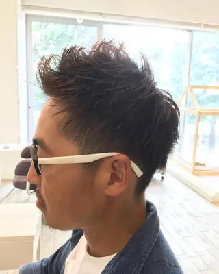 ショート メンズ 中村 よしひでのヘアスタイル