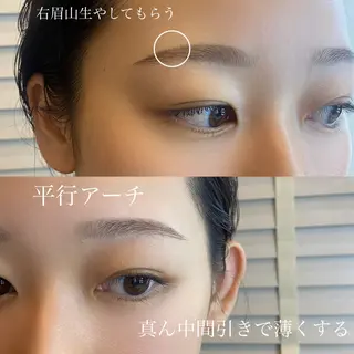 アイブロウ UNI BROW SARAの眉毛・アイブロウイメージ