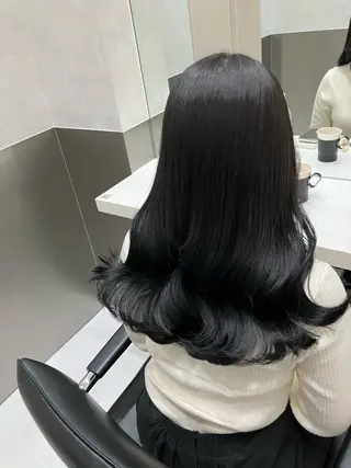 ロング カラー 💖ブリーチなし透明 感💖ASAHIのヘアスタイル