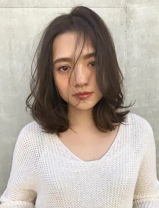 ミディアム カラー パーマ 🌿理想を叶える🌿 似合わせ🌟RISAのヘアスタイル