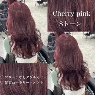 カラー 🤍ブリーチなし ブラウンhimi🤍のヘアスタイル